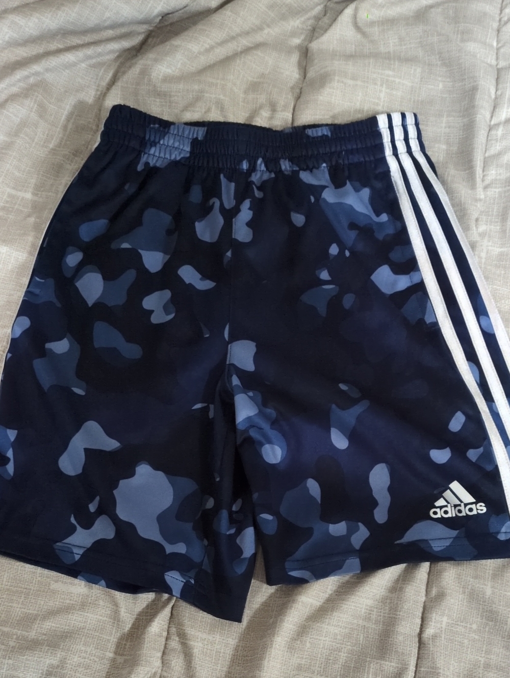 Camo Blue Adidas Shorts